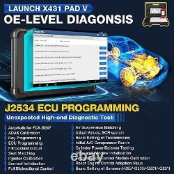 2023 LAUNCH X431 PAD V PAD 5 Diagnostic Scanner J2534 Online Programming Coding