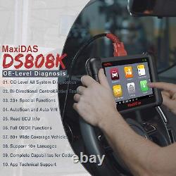 2024 Autel MaxiDAS DS808K Scanner Bi-directional Testing Car Diagnostic Tool