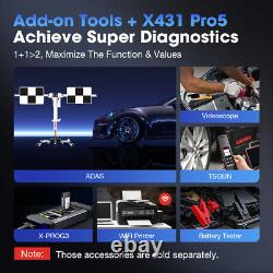 2024 LAUNCH X431 PRO 5 PAD V+ Car Diagnostic Scanner Tool Programming Key Coding