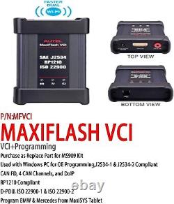 Autel MaxiFlash VCI Kit Programming Device Bluetooth Works with PC or MS909