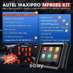 Autel MaxiPRO MP808S KIT 11PCS Adapters & 2 Year free update 2023 Android 11