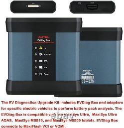 Autel MaxiSys EV Diagnostics Upgrade Kit EVDiag Box Breakout Leads Adapters 2023
