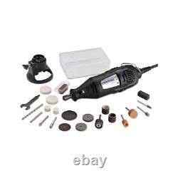 Dremel 200 Series Rotary Tools, 21 Assorted Accessories Case Cutting Guide