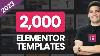I Created 2 000 Elementor Templates That Are Shocking Must Have