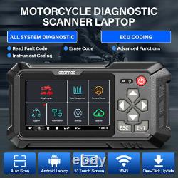 Motorbike Full Scan Diagnostic Code Reader Tool OBD2 Motorcycle Scanner Kit NEW