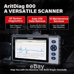 TOPDON ArtiDiag800 OBD2 Scanner Code Reader Diagnostic Tool IMMO TPMS Kit
